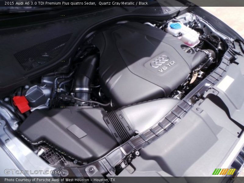 Quartz Gray Metallic / Black 2015 Audi A6 3.0 TDI Premium Plus quattro Sedan