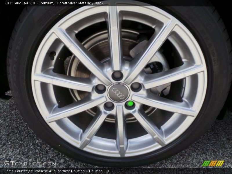 Florett Silver Metallic / Black 2015 Audi A4 2.0T Premium