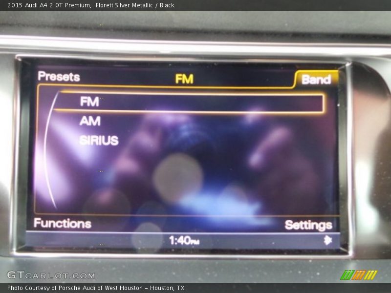 Florett Silver Metallic / Black 2015 Audi A4 2.0T Premium