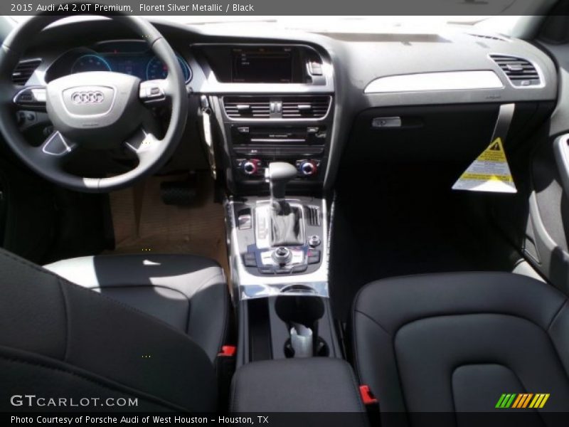 Florett Silver Metallic / Black 2015 Audi A4 2.0T Premium