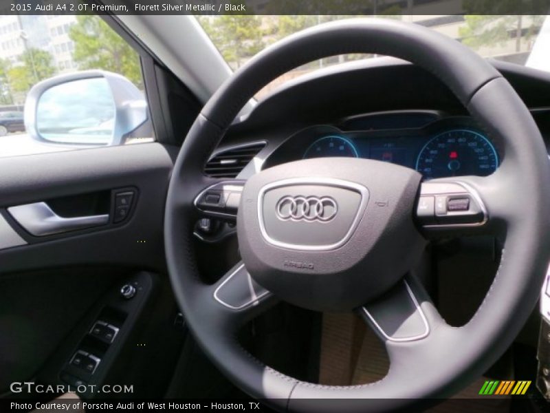Florett Silver Metallic / Black 2015 Audi A4 2.0T Premium
