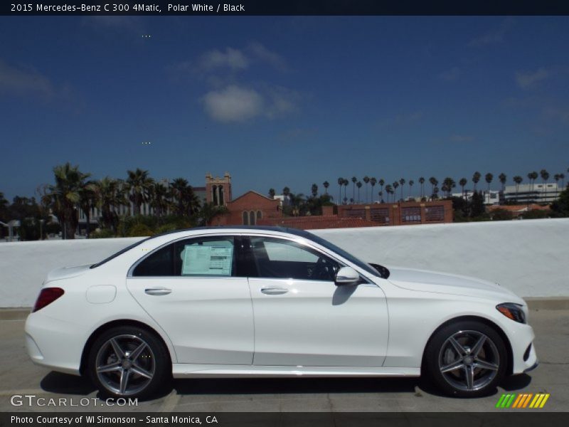 Polar White / Black 2015 Mercedes-Benz C 300 4Matic