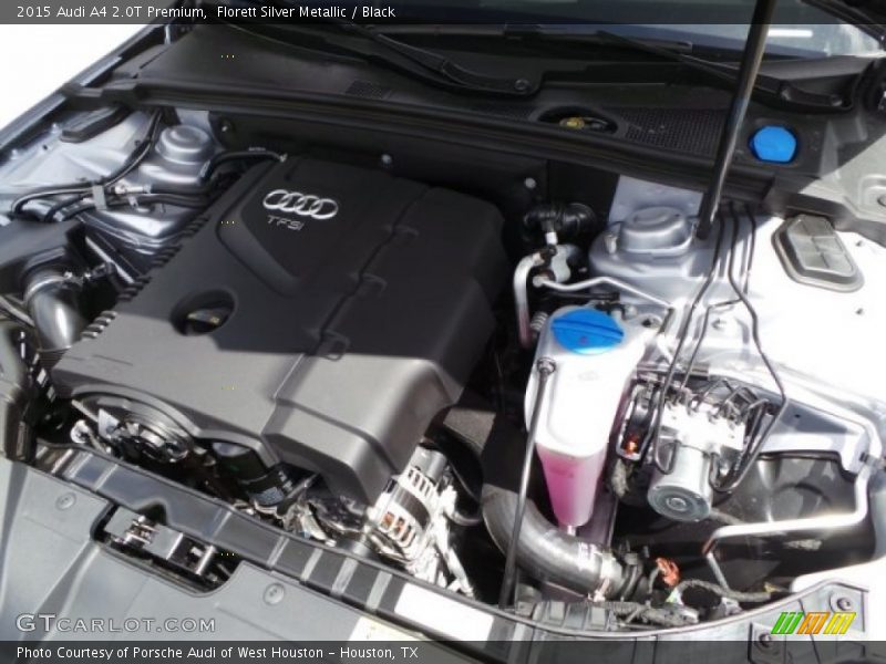 Florett Silver Metallic / Black 2015 Audi A4 2.0T Premium