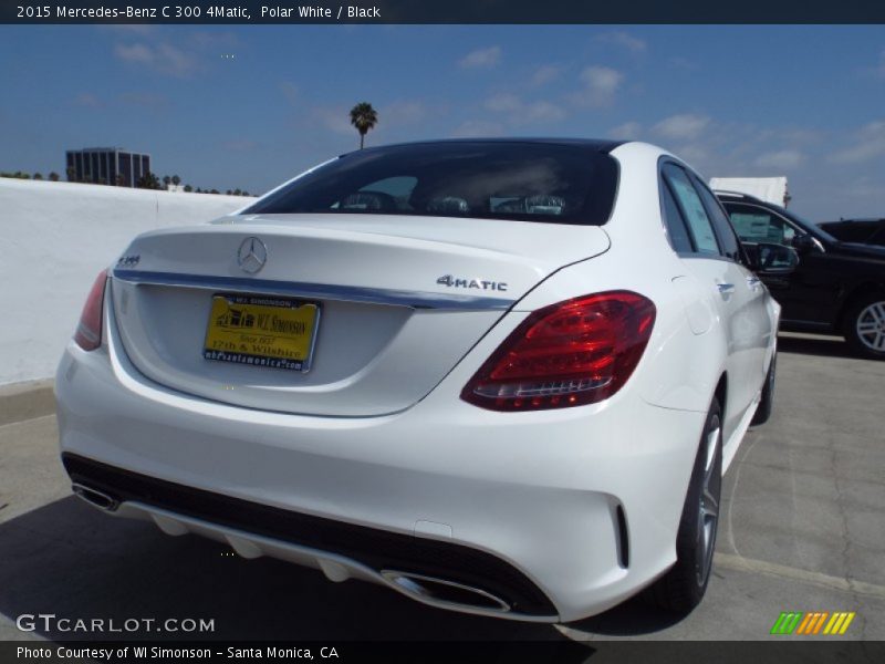 Polar White / Black 2015 Mercedes-Benz C 300 4Matic