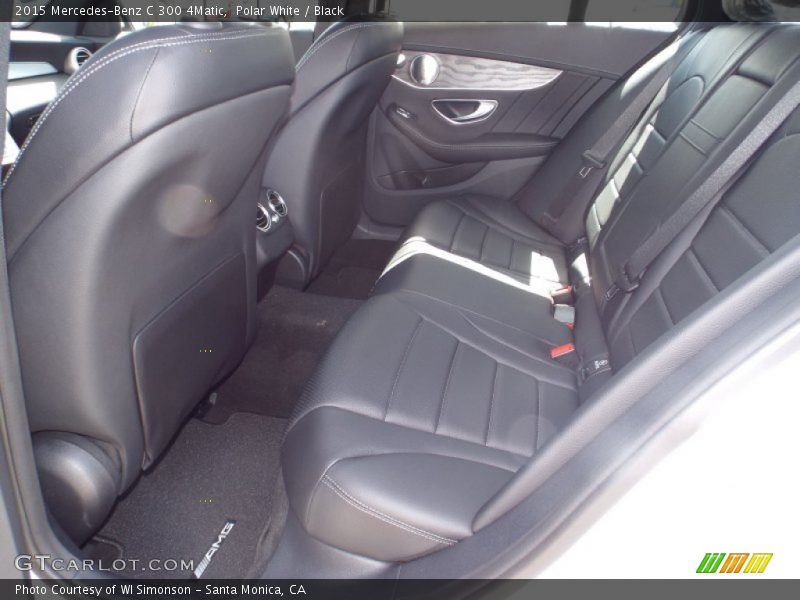 Polar White / Black 2015 Mercedes-Benz C 300 4Matic