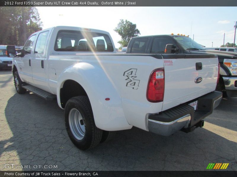 Oxford White / Steel 2012 Ford F350 Super Duty XLT Crew Cab 4x4 Dually