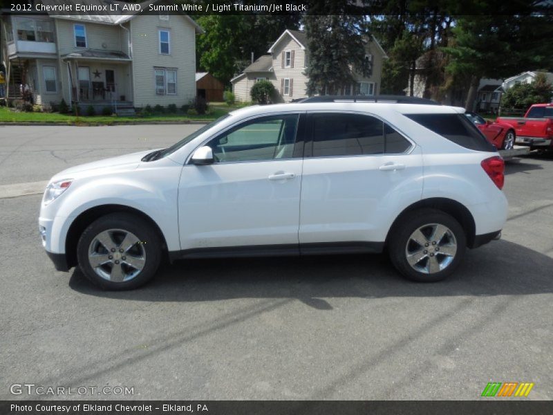 Summit White / Light Titanium/Jet Black 2012 Chevrolet Equinox LT AWD
