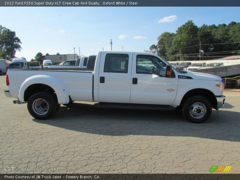 Oxford White / Steel 2012 Ford F350 Super Duty XLT Crew Cab 4x4 Dually