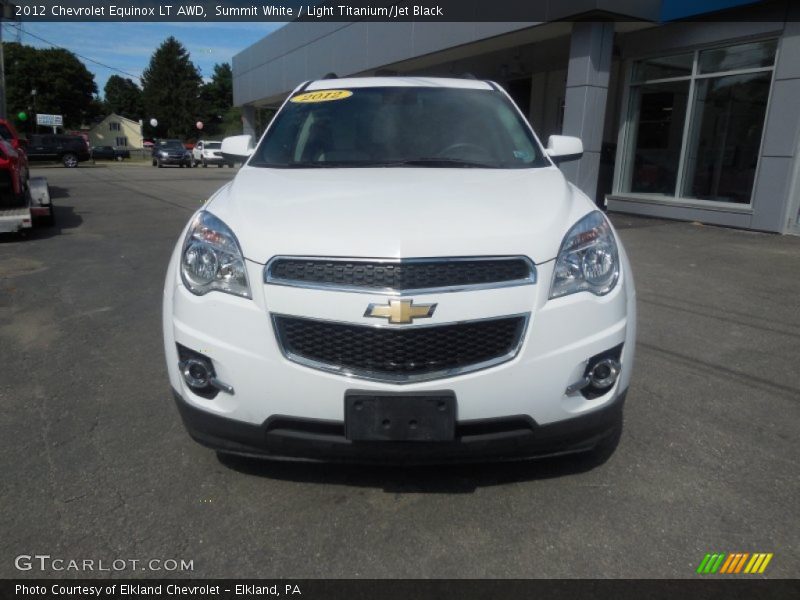 Summit White / Light Titanium/Jet Black 2012 Chevrolet Equinox LT AWD