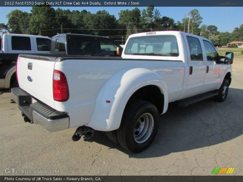 Oxford White / Steel 2012 Ford F350 Super Duty XLT Crew Cab 4x4 Dually