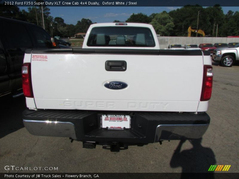 Oxford White / Steel 2012 Ford F350 Super Duty XLT Crew Cab 4x4 Dually