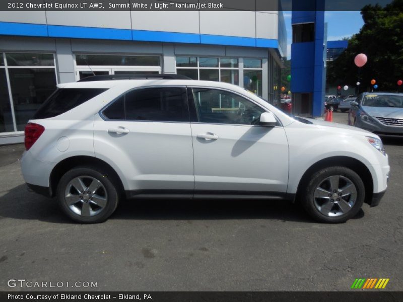 Summit White / Light Titanium/Jet Black 2012 Chevrolet Equinox LT AWD