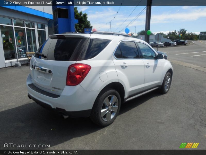Summit White / Light Titanium/Jet Black 2012 Chevrolet Equinox LT AWD
