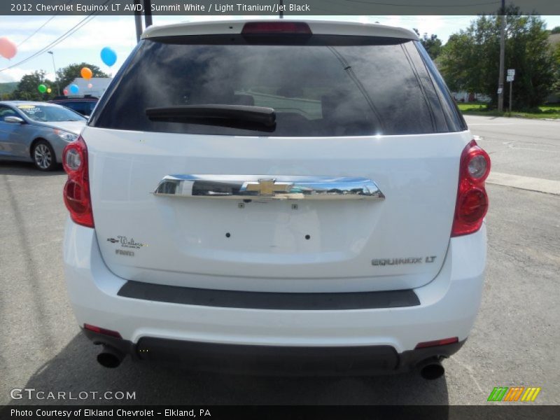 Summit White / Light Titanium/Jet Black 2012 Chevrolet Equinox LT AWD