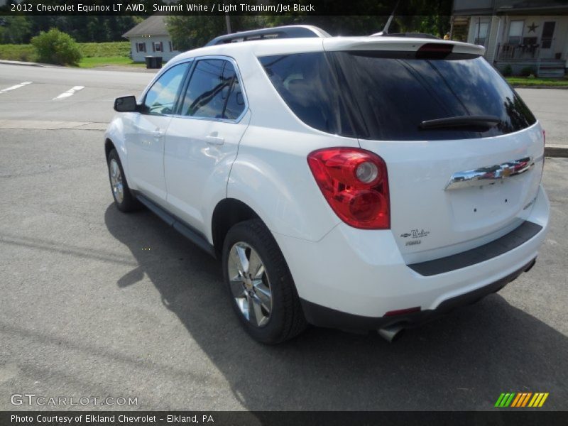 Summit White / Light Titanium/Jet Black 2012 Chevrolet Equinox LT AWD