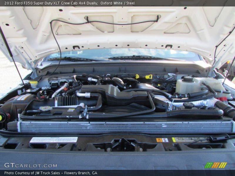 Oxford White / Steel 2012 Ford F350 Super Duty XLT Crew Cab 4x4 Dually