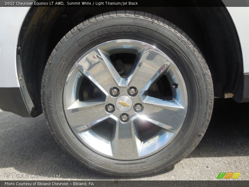 Summit White / Light Titanium/Jet Black 2012 Chevrolet Equinox LT AWD