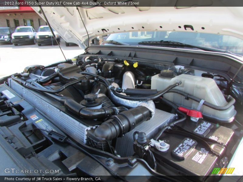 Oxford White / Steel 2012 Ford F350 Super Duty XLT Crew Cab 4x4 Dually