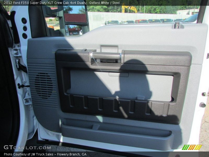 Oxford White / Steel 2012 Ford F350 Super Duty XLT Crew Cab 4x4 Dually