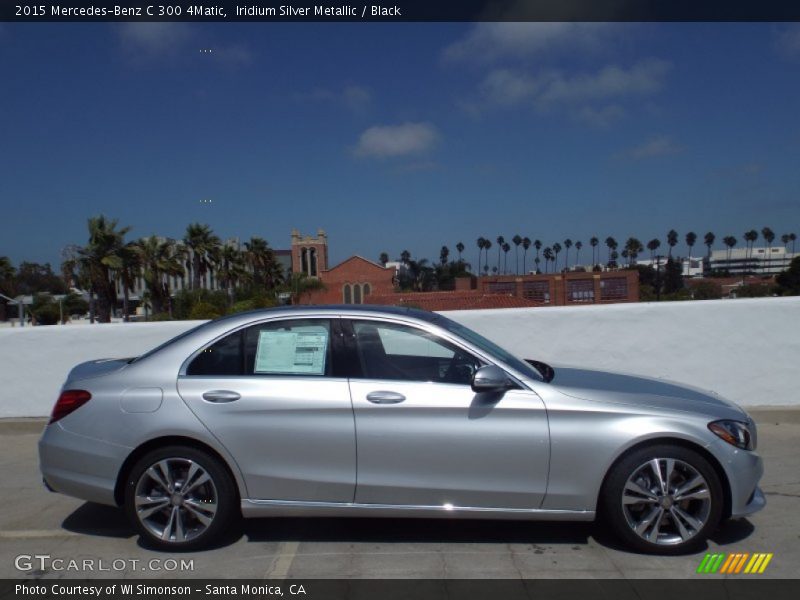 Iridium Silver Metallic / Black 2015 Mercedes-Benz C 300 4Matic