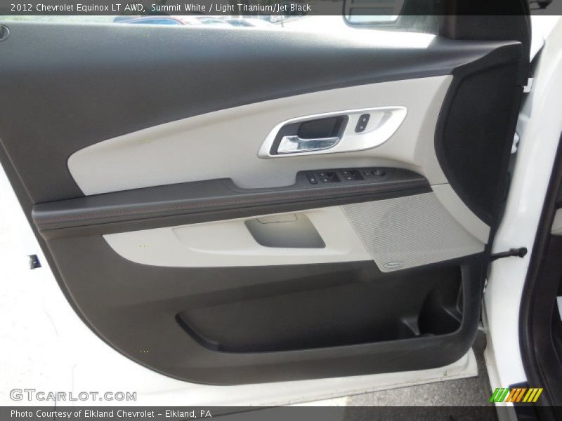 Summit White / Light Titanium/Jet Black 2012 Chevrolet Equinox LT AWD