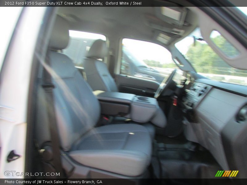 Oxford White / Steel 2012 Ford F350 Super Duty XLT Crew Cab 4x4 Dually