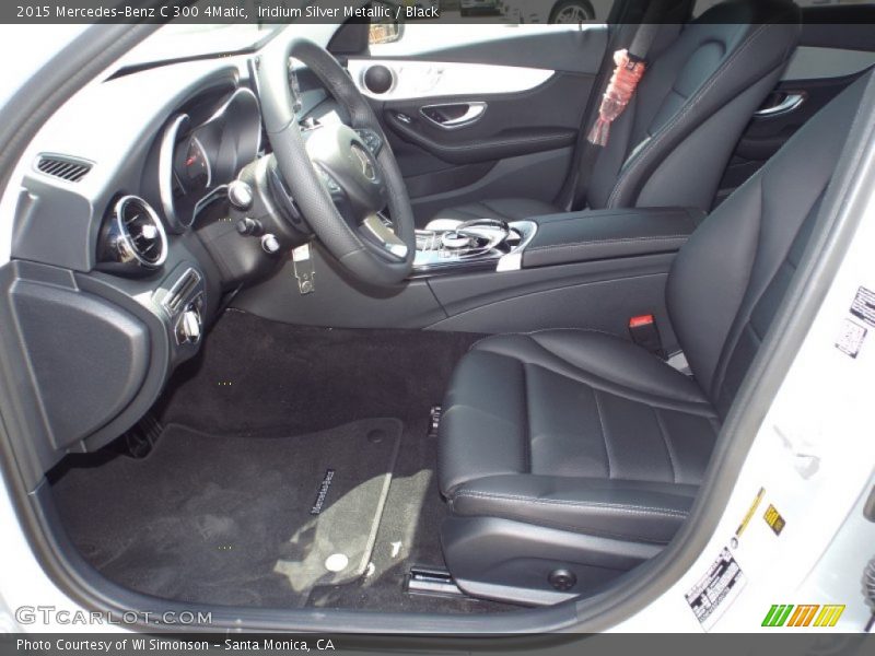 Iridium Silver Metallic / Black 2015 Mercedes-Benz C 300 4Matic