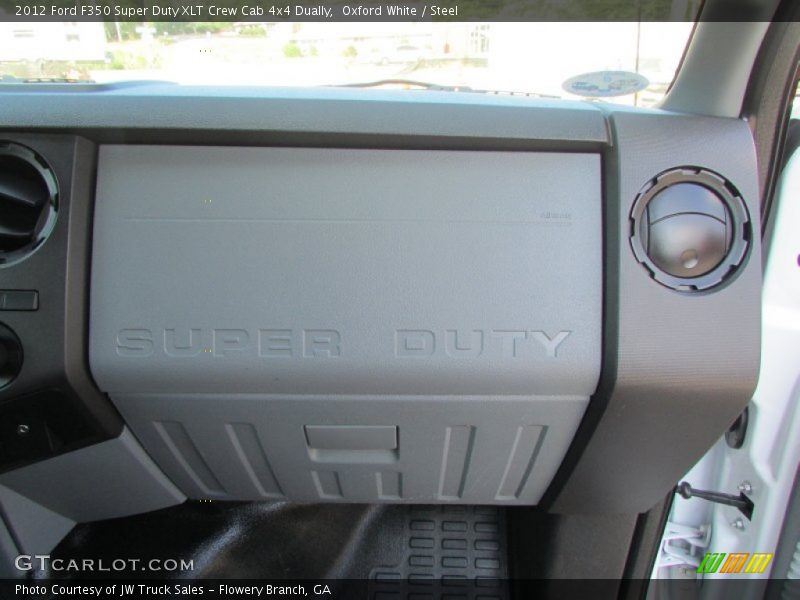 Oxford White / Steel 2012 Ford F350 Super Duty XLT Crew Cab 4x4 Dually