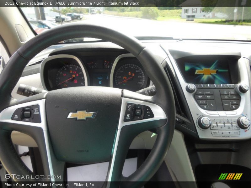 Summit White / Light Titanium/Jet Black 2012 Chevrolet Equinox LT AWD