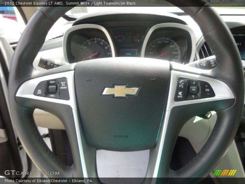 Summit White / Light Titanium/Jet Black 2012 Chevrolet Equinox LT AWD
