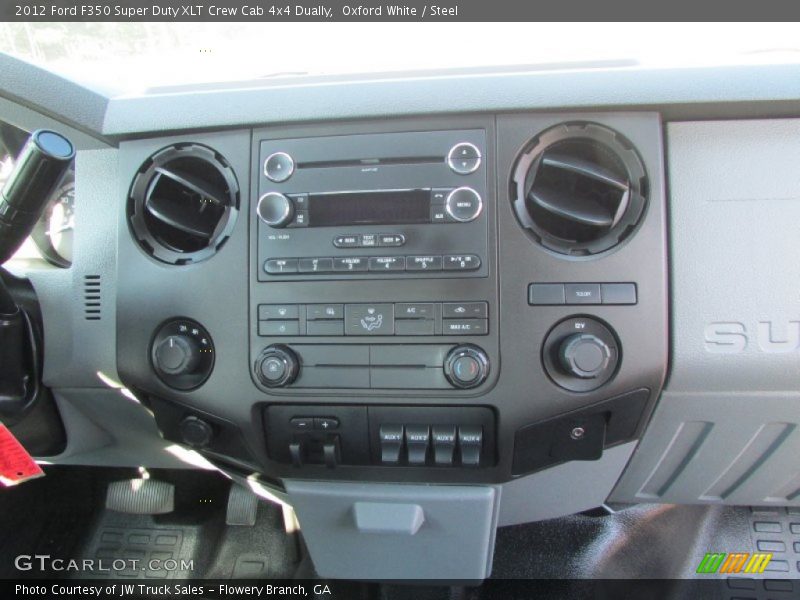 Oxford White / Steel 2012 Ford F350 Super Duty XLT Crew Cab 4x4 Dually