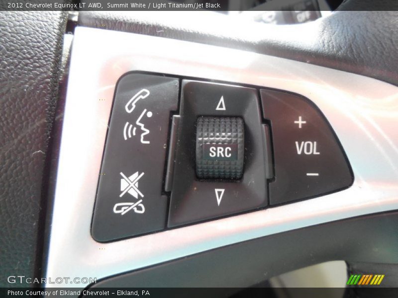 Summit White / Light Titanium/Jet Black 2012 Chevrolet Equinox LT AWD