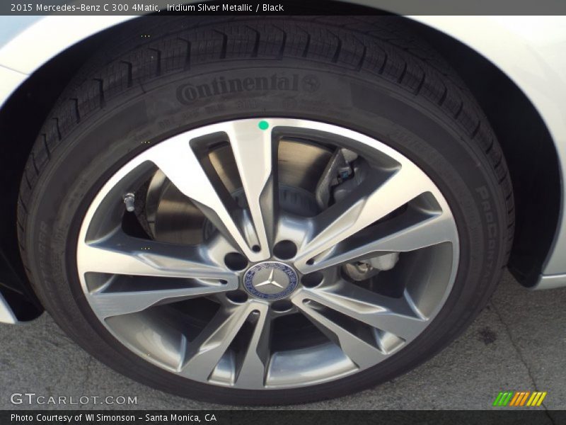 Iridium Silver Metallic / Black 2015 Mercedes-Benz C 300 4Matic