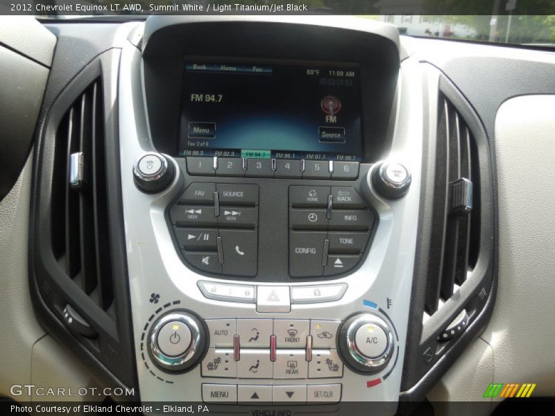 Summit White / Light Titanium/Jet Black 2012 Chevrolet Equinox LT AWD