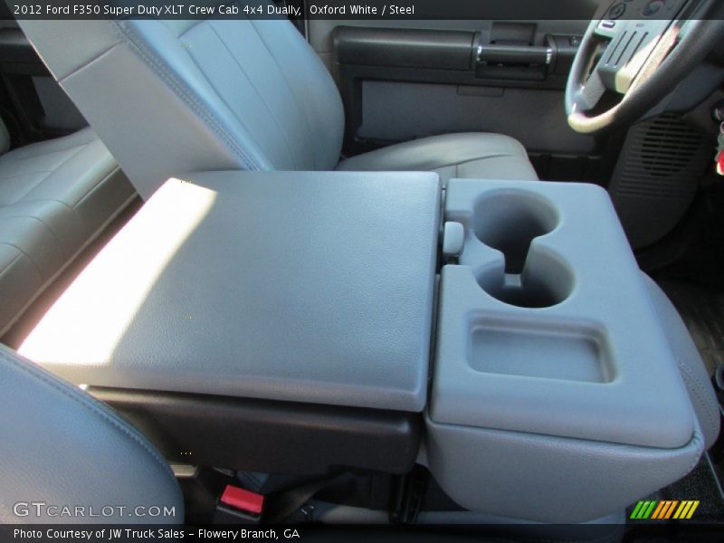 Oxford White / Steel 2012 Ford F350 Super Duty XLT Crew Cab 4x4 Dually