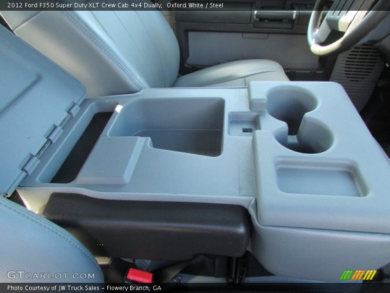 Oxford White / Steel 2012 Ford F350 Super Duty XLT Crew Cab 4x4 Dually