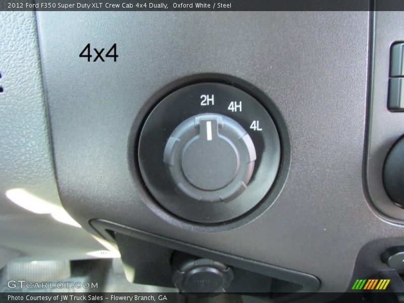 Oxford White / Steel 2012 Ford F350 Super Duty XLT Crew Cab 4x4 Dually