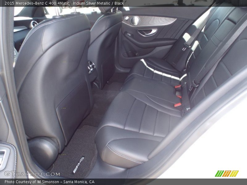 Iridium Silver Metallic / Black 2015 Mercedes-Benz C 400 4Matic