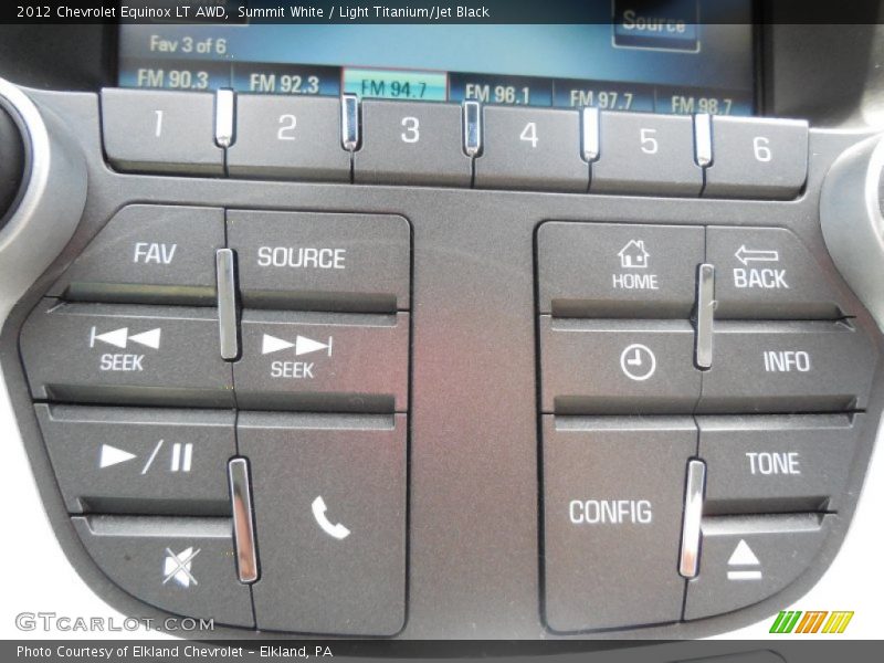 Summit White / Light Titanium/Jet Black 2012 Chevrolet Equinox LT AWD