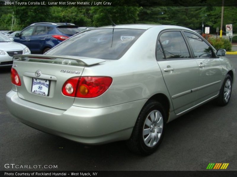 Lunar Mist Silver Metallic / Light Gray 2004 Toyota Corolla LE