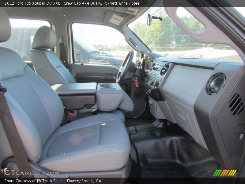 Oxford White / Steel 2012 Ford F350 Super Duty XLT Crew Cab 4x4 Dually