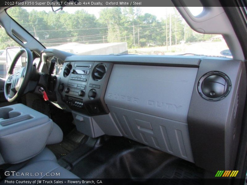 Oxford White / Steel 2012 Ford F350 Super Duty XLT Crew Cab 4x4 Dually