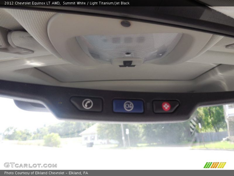 Summit White / Light Titanium/Jet Black 2012 Chevrolet Equinox LT AWD