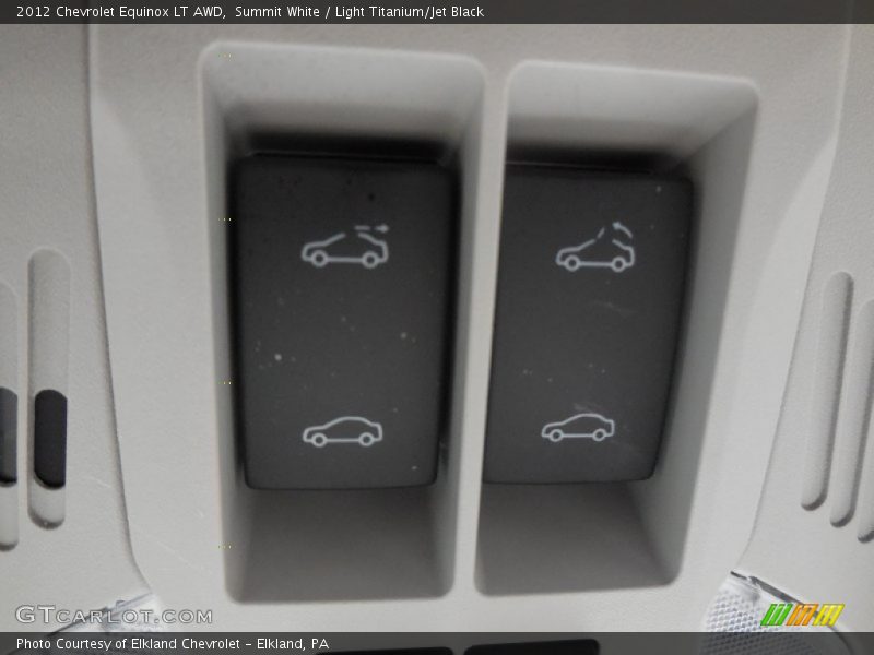 Summit White / Light Titanium/Jet Black 2012 Chevrolet Equinox LT AWD