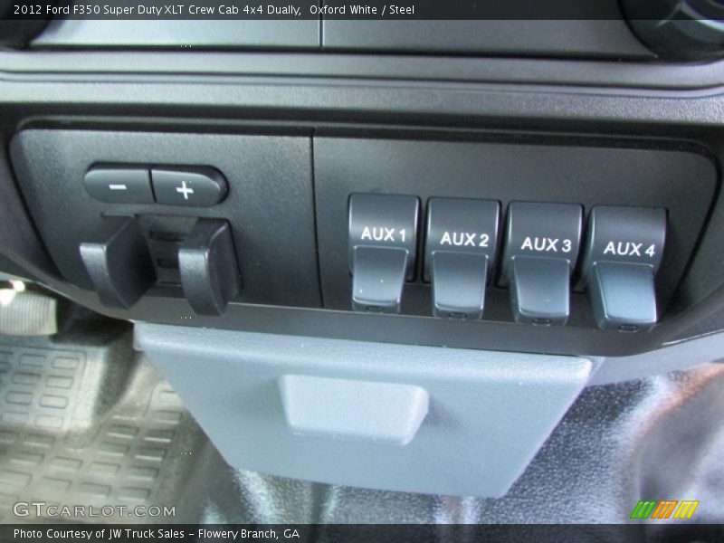 Oxford White / Steel 2012 Ford F350 Super Duty XLT Crew Cab 4x4 Dually