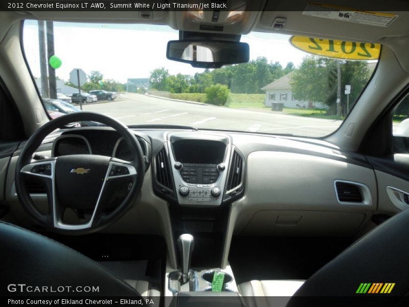 Summit White / Light Titanium/Jet Black 2012 Chevrolet Equinox LT AWD