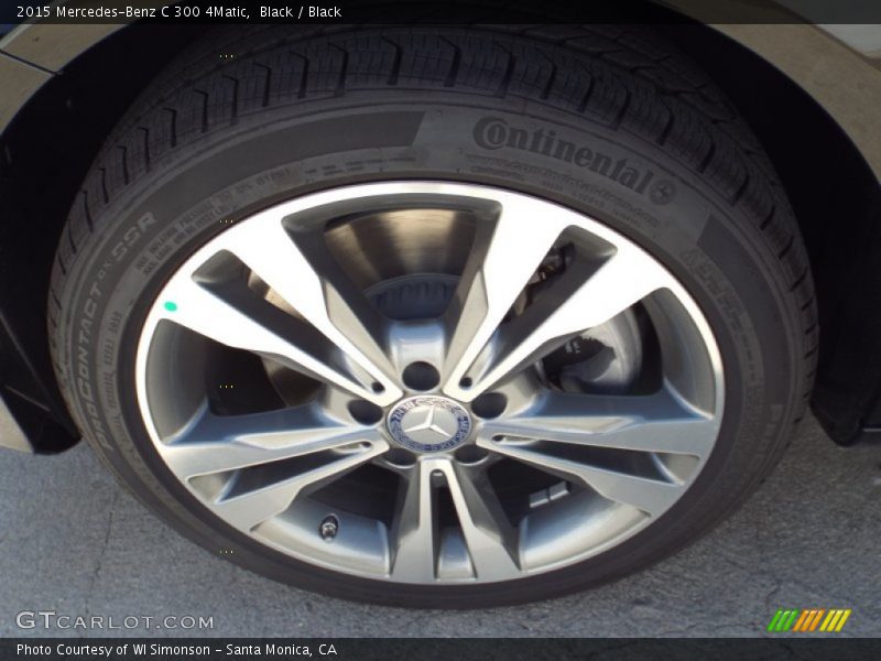 Black / Black 2015 Mercedes-Benz C 300 4Matic