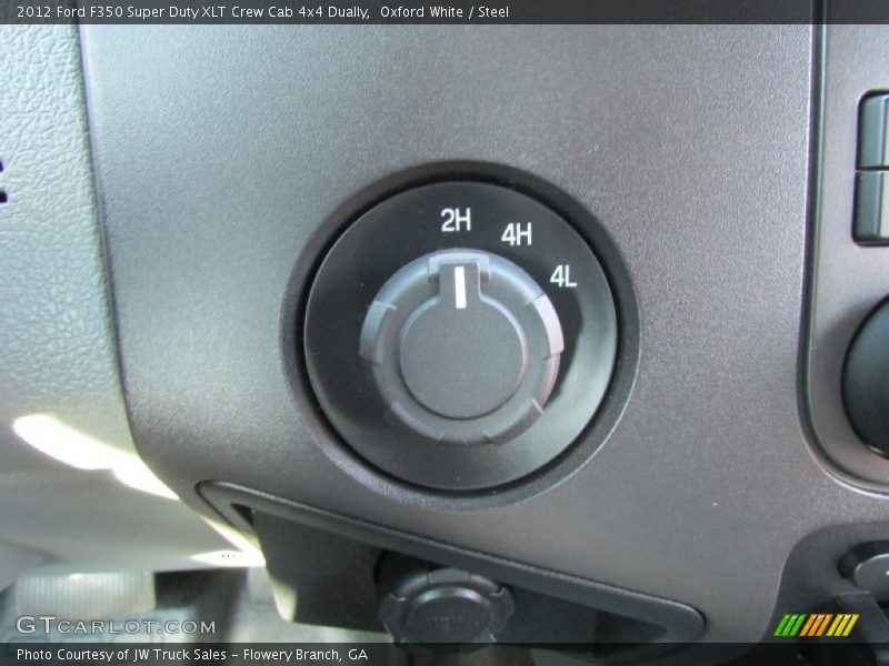 Oxford White / Steel 2012 Ford F350 Super Duty XLT Crew Cab 4x4 Dually