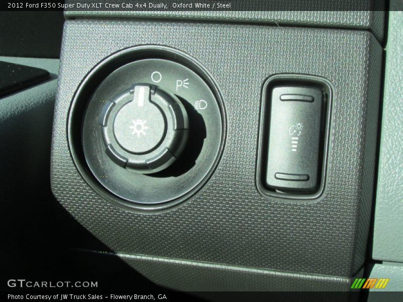 Oxford White / Steel 2012 Ford F350 Super Duty XLT Crew Cab 4x4 Dually