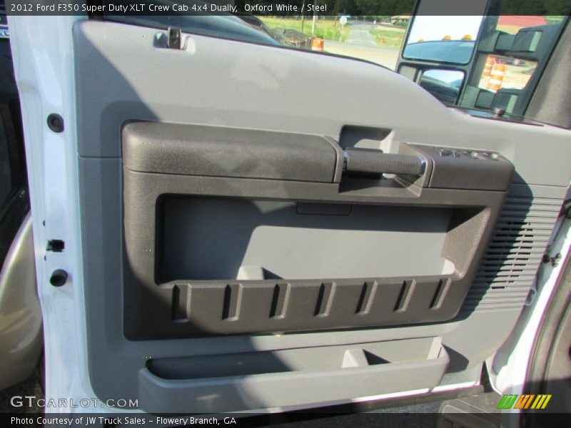 Oxford White / Steel 2012 Ford F350 Super Duty XLT Crew Cab 4x4 Dually